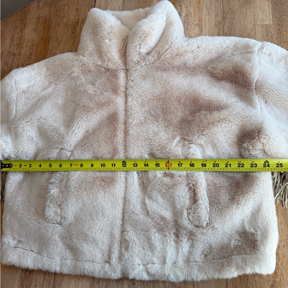 Anthropologie Cream Fringe Jacket - Picture 5 of 9